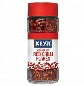 Keya Red Chilli Flakes (Wonder Hot)  Bottle  40 grams